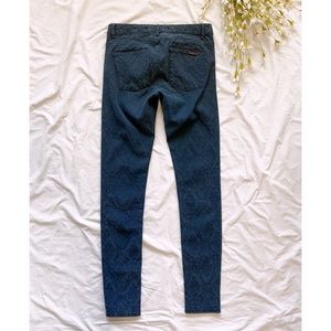 Zara jeans with subtle pattern